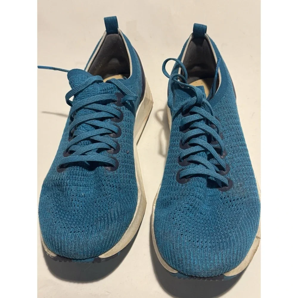 Allbirds Mens Tree Flyer 2 Shoes Sz 12 Blue Athletic Low Top Lace Up Sneakers